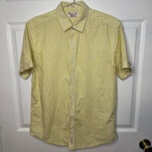Penguin by Munsingwear Original Fit Short Sleeved Button Shirt Size Medium GUC
